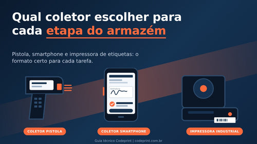 Qual coletor escolher para cada etapa do armazém