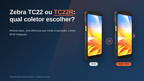Coletor Zebra TC22 ou TC22R