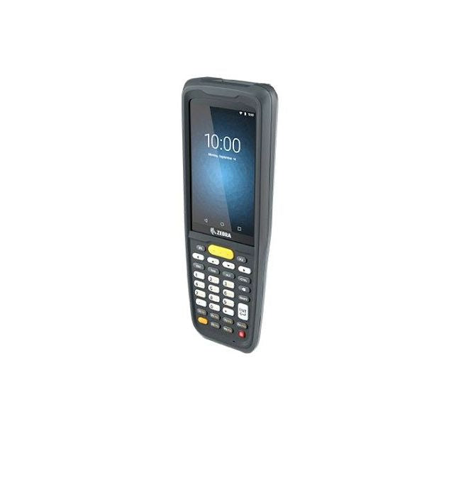 Coletor de dados Zebra MC2200 com teclado numérico físico de 34 teclas e tela colorida de 4 polegadas