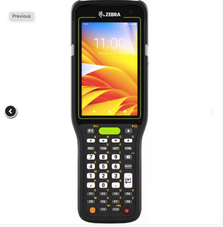 Coletor de dados Zebra MC34 MC3400/MC3450 com teclado físico numérico e leitor de código de barras